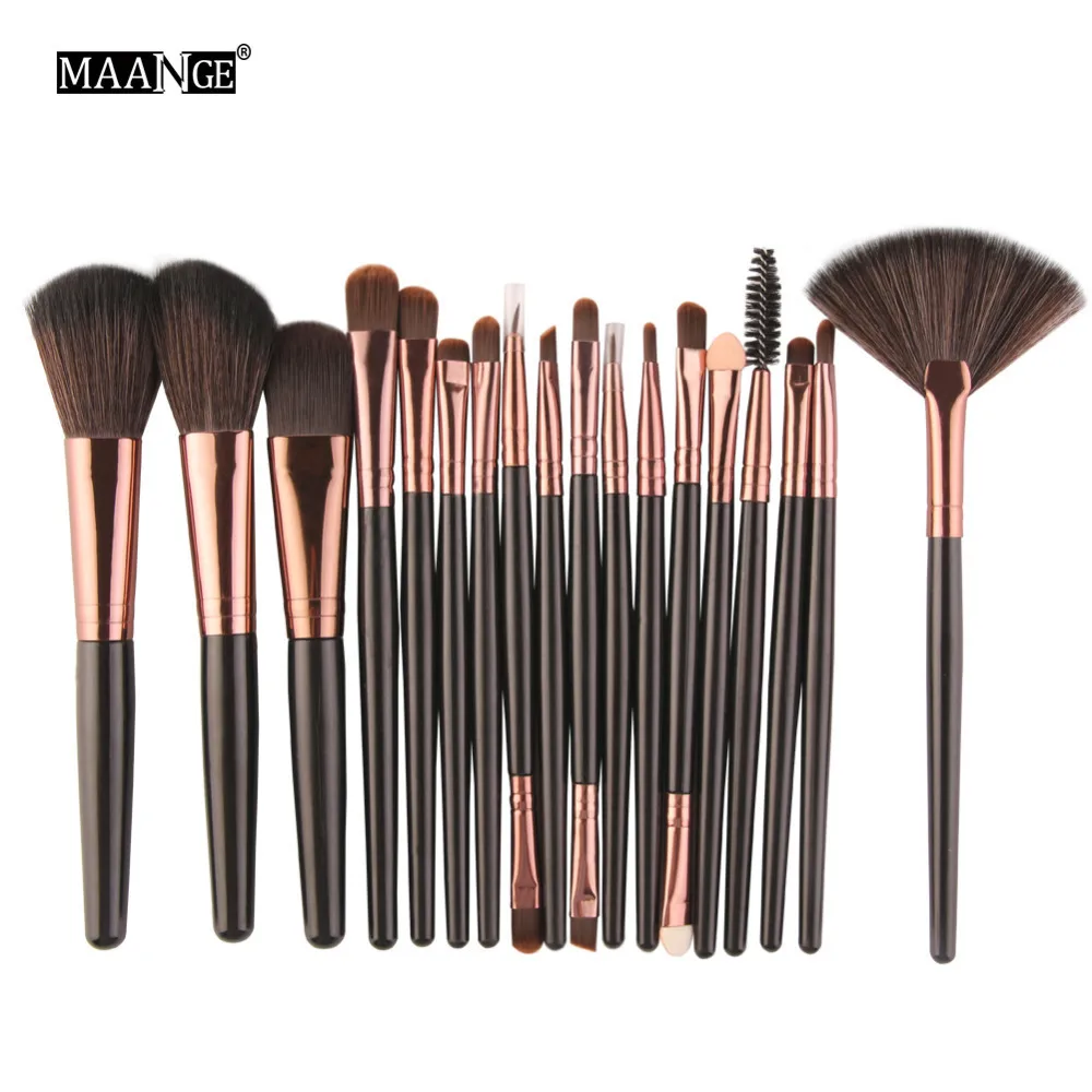Professional 15/18Pcs Cosmetic Makeup Brush Foundation Eyeshadow Eyeliner Lip Make Up Eye Brushes Set | Красота и здоровье