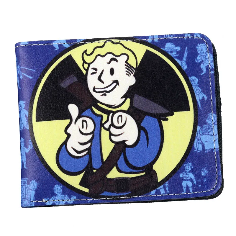 Новое поступление кошелек для игры Fallout Vault Boy двойного сложения аксессуар