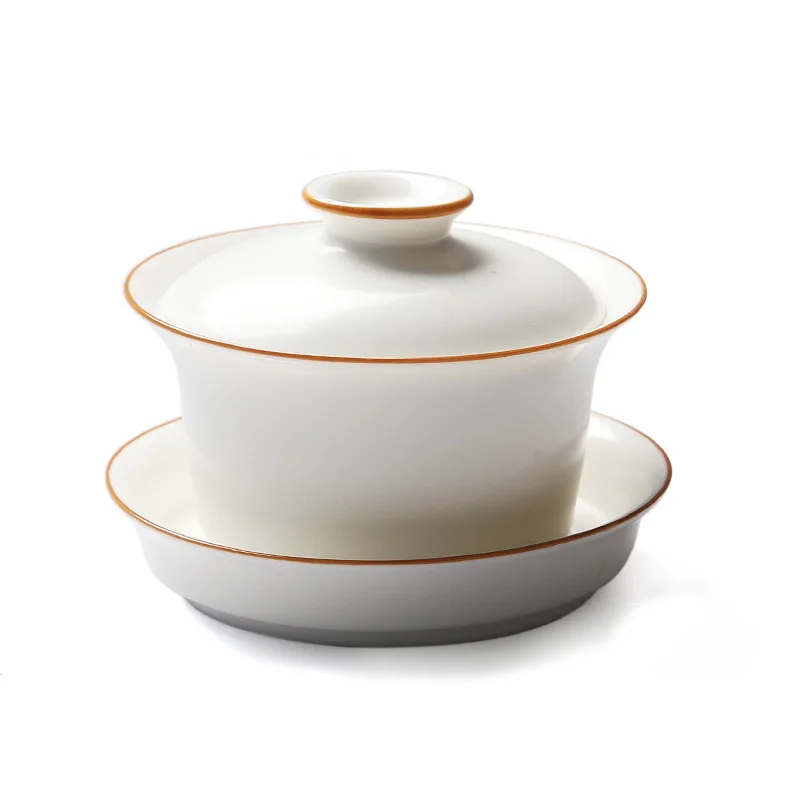 150 мл дзен японский стиль Gaiwan чайный набор кунг-фу бутик ручной работы белый фарфор мастер чашка керамика чайник креативный домашний декор - Цвет: B