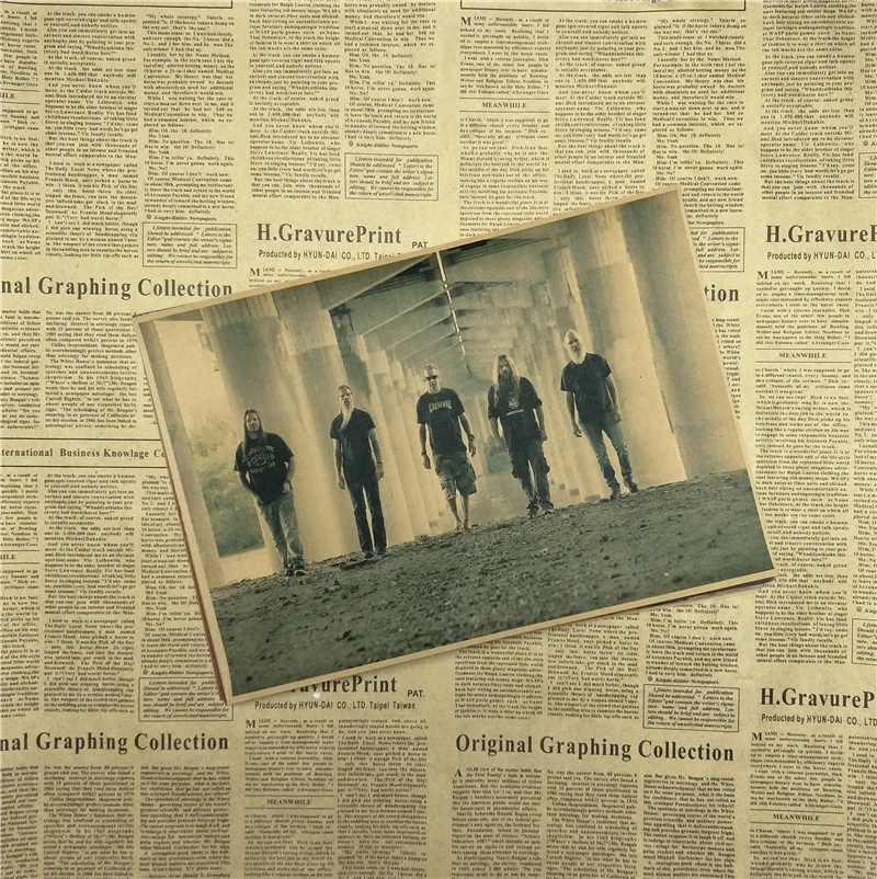 Винтажный постер из овчины Бога в стиле ретро рок группы музыкальной гитары