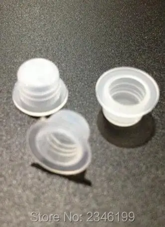 Бутылка для эфирного масла 3 мл прозрачная и коричневая с белой крышкой