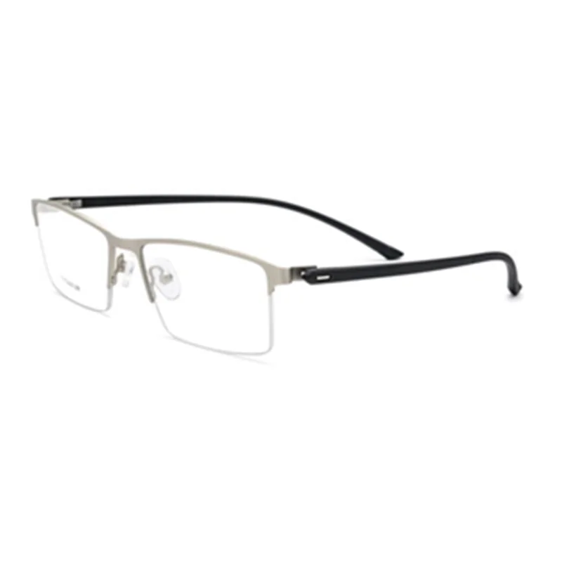 Мужские титановые очки TR90 квадратная оправа для очков мужские полуоправы