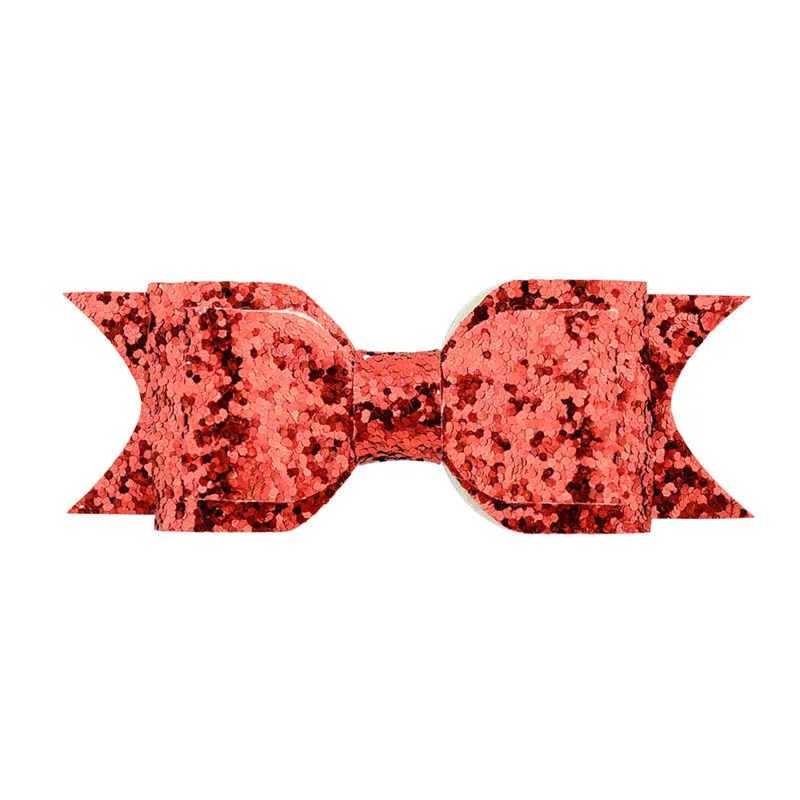 Женские модные блестящие заколки-банты с блестками заколки для волос девочек