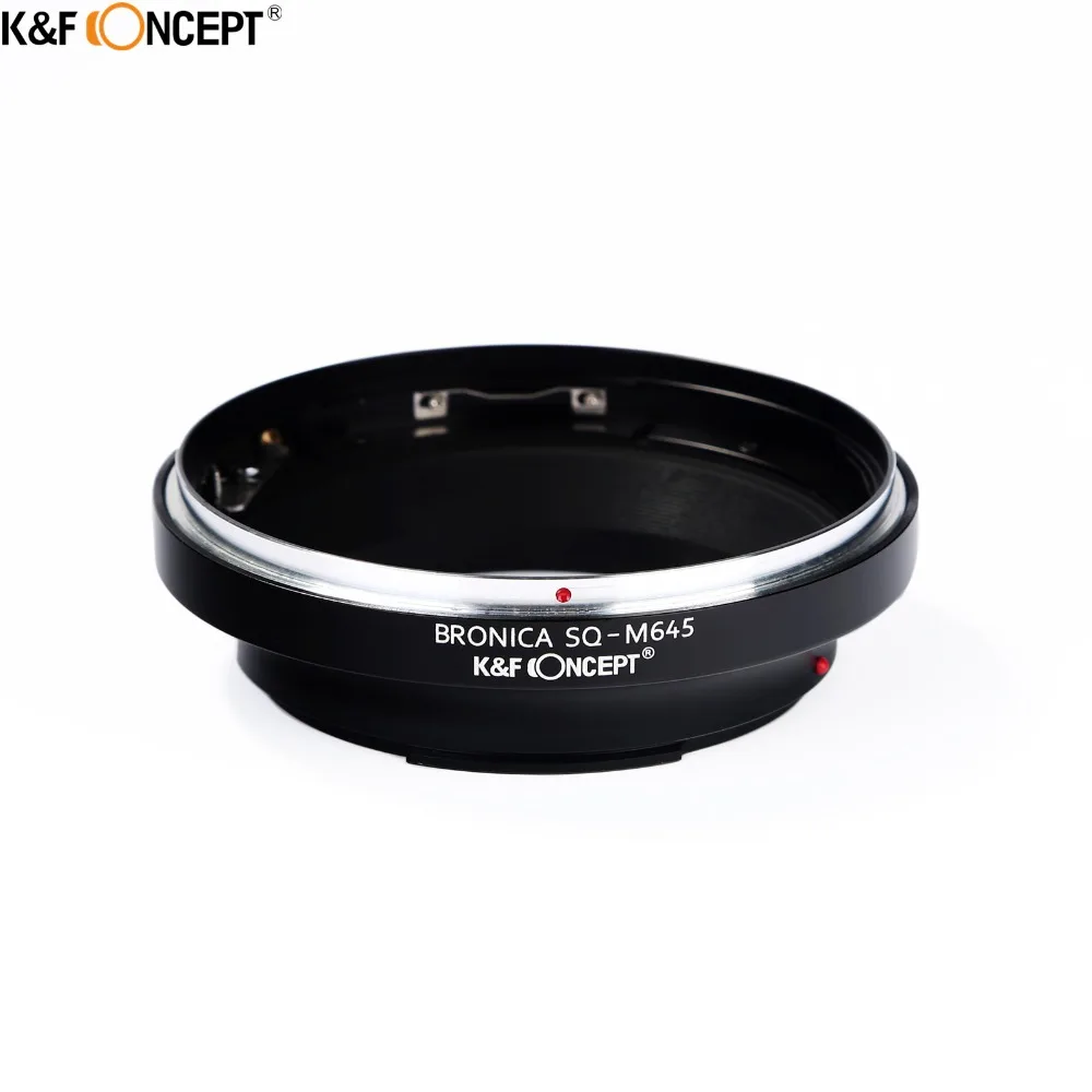 K&F CONCEPT Camera Lens Mount Adapter Ring for Bronica SQ Lens to Mamiya 645 Camera Body for M645J, 645 Super, 645 Pro, 645AF