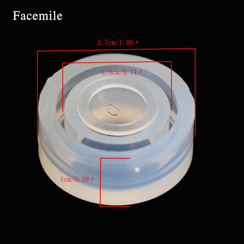 Facemile 1 шт. Сделай Сам круглая форма Силиконовое кольцо для эпоксидной смолы