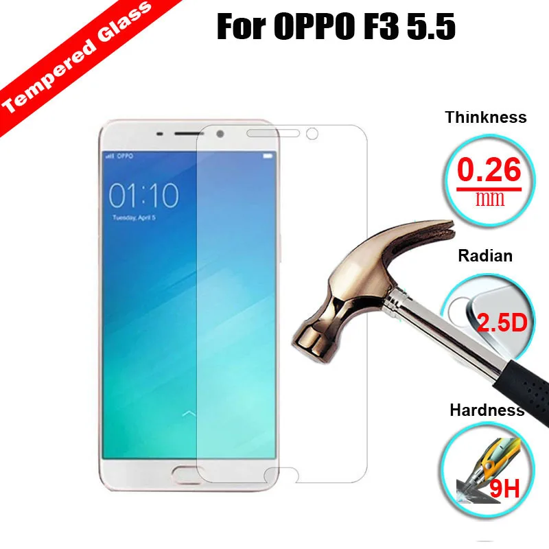 Ультрапрозрачная защитная пленка XSKEMP для OPPO F3 5 2.5D 9H 0 3 мм жесткая глянцевая