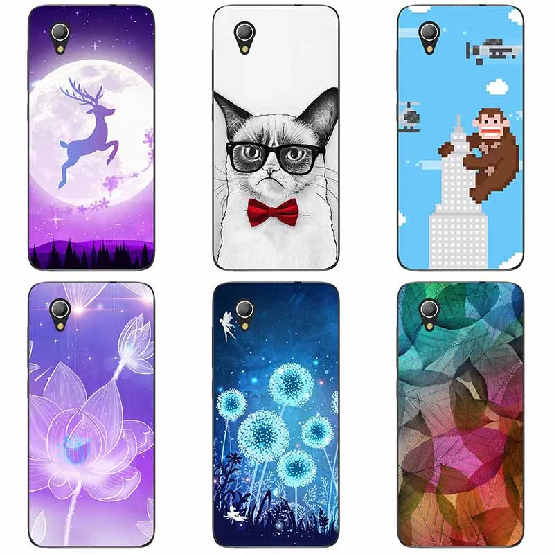 For Alcatel 1 5033D Case Soft Silicone Back Cover Painting Abstract TPU Coque Cases Patterned Shell |