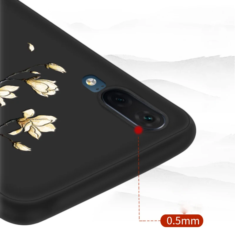 Для huawei mate 30 Pro 20 20X P20 чехол 3D рельефный матовый мягкий для 30Pro LICOERS Официальный