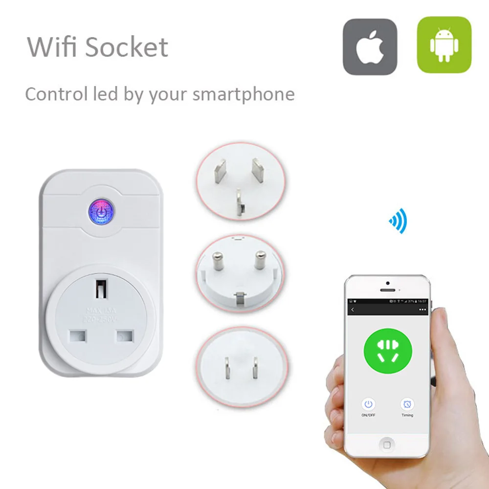 Wifi smart wall socket timer switch home plug | Обустройство дома