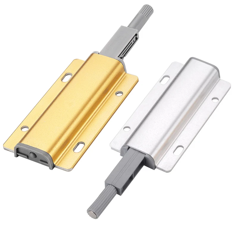 

Myhomera Aluminum Alloy Push to Open Magnetic Cabinet Catches Automatic Door Stop Touch Damper Buffer Kitchen Invisible Pulls