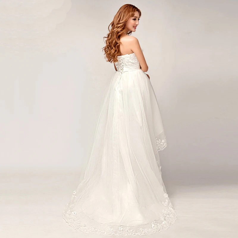 Женское свадебное платье с длинными и короткими рукавами AnXin SH принцессы