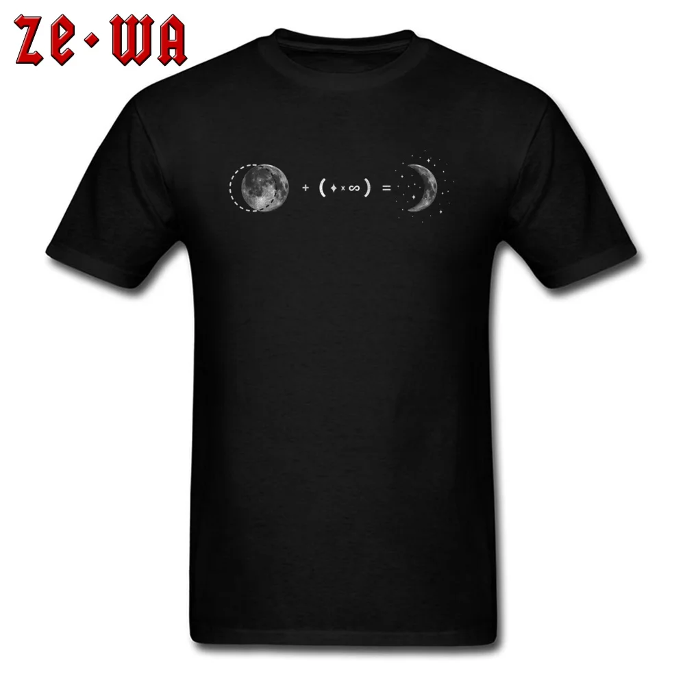 Мужская футболка Infinity Crescent Moon 2 0 футболки креативный дизайн черная одежда Treval To The