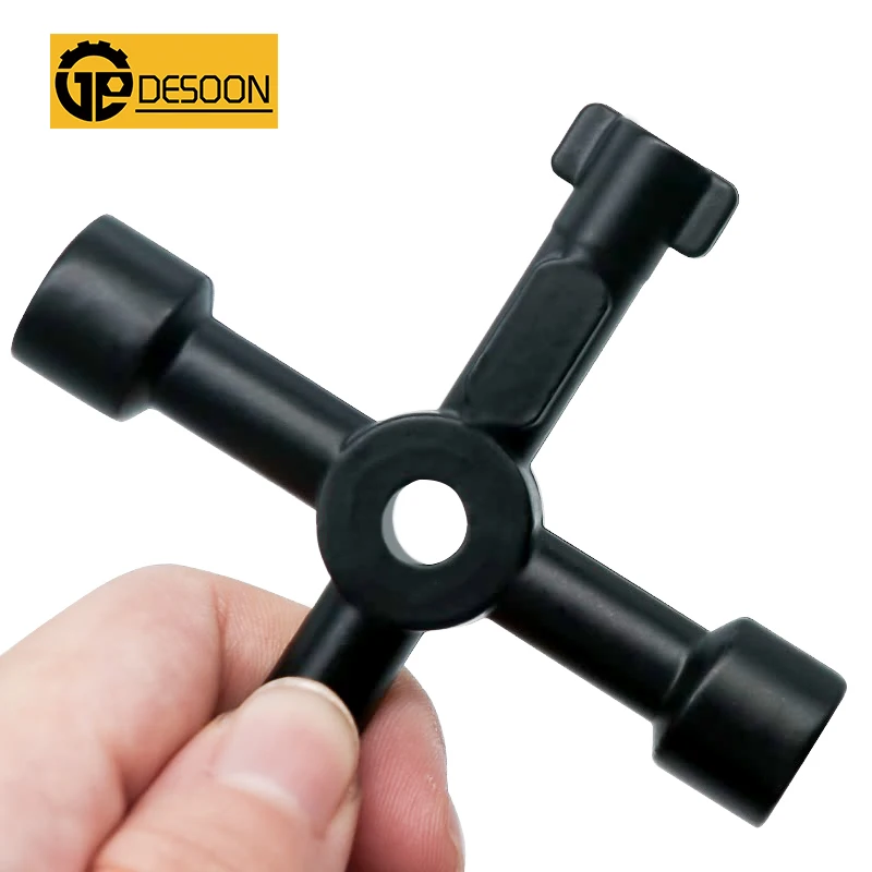 DESOON 1pc Universal Cross KEY Triangle for Train Electrical Elevator Cabinet Valve Alloy Square | Инструменты