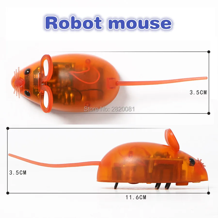 Новинка мультфильм робот мышь Nanotechnology Механическая Модель детские электронные