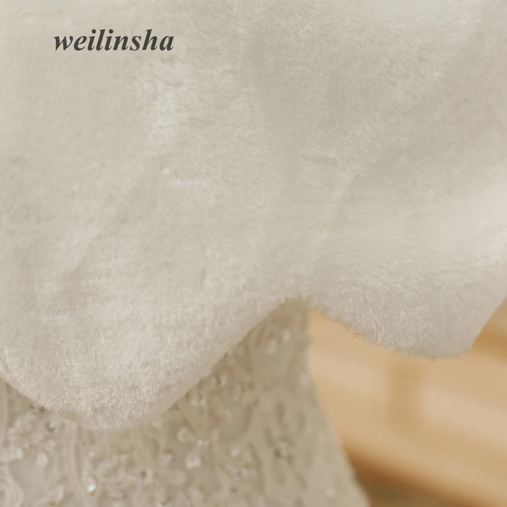 Новинка очаровательное теплое женское платье weilinsha из искусственного меха