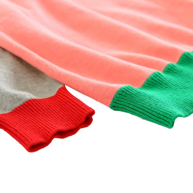 Tem doger/Детский свитер сезон осень-зима Детские теплые вязаные свитера унисекс с