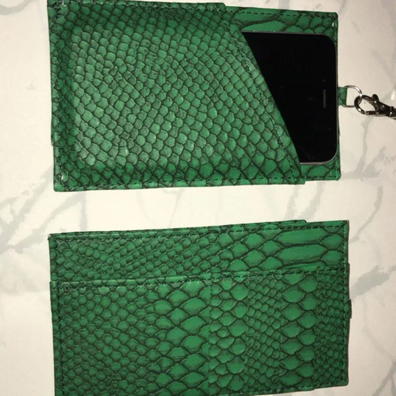 Держатель для карт XMESSUN из натуральной кожи кошелек питона чехол мобильного