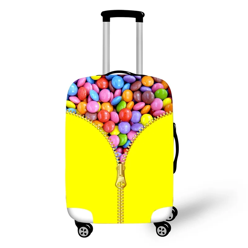 Милые защитные чехлы с 3D рисунком милых фруктов для путешествий чемодан