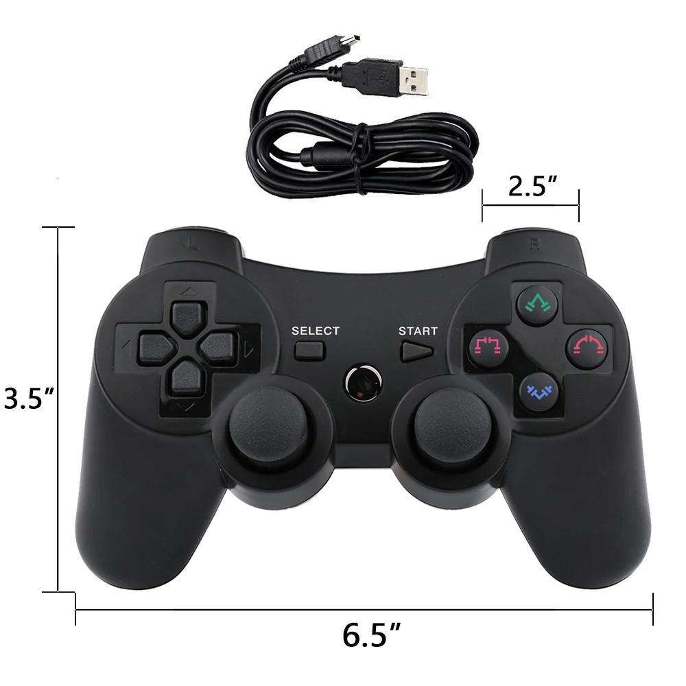 Беспроводной двойной джойстик K ISHAKO для PS3 геймпад Playstation 3 контроллер Sixaxis с