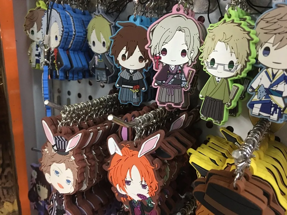 Fate stay night/Touhou project/KUROKO NO BASK оригинальные японские аниме фигурки резиновые подвески для мобильного телефона/брелок/ремешок