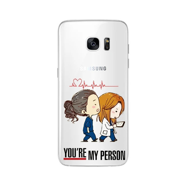 Чехол из мягкого ТПУ для samsung Galaxy A5 A6 A7 A8 J5 J6 J7 J8Plus NOTE8 NOTE9 ты мой человек для Fundas GREYS Anatomy