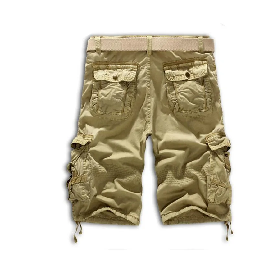 Шорты мужские камуфляжные с множеством карманов модные повседневные свободные