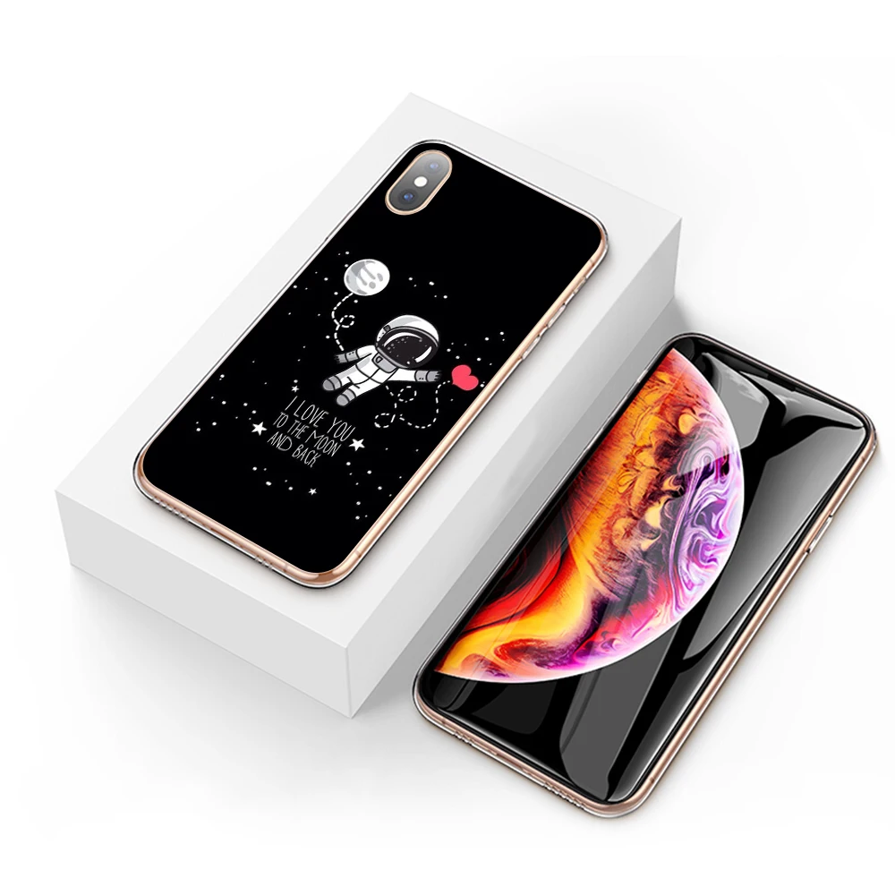 Черный Жесткий Чехол Lavaza с белой Луной и звездами для huawei mate 10 20 P9 P10 P20 Lite Pro P smart для Honor 8X 8C