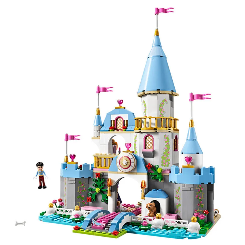 669 шт город девушка друзья Романтический замок Золушки строительные блоки сборка