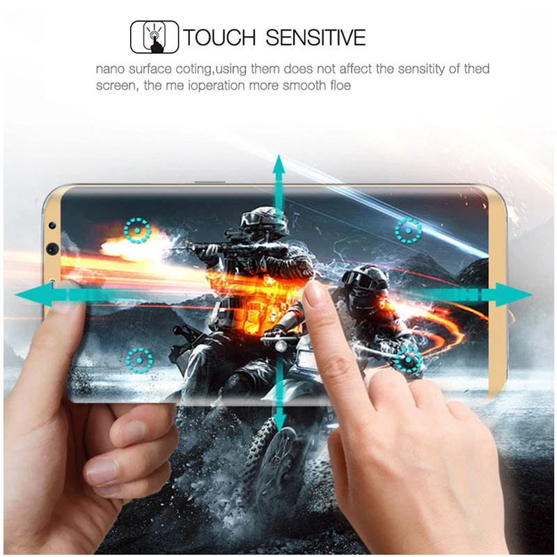 3D закаленное стекло для samsung S9 Plus galaxy s8 s7 s6 edge note 9 8 Защитная пленка для экрана sumsung sansung note9 note8
