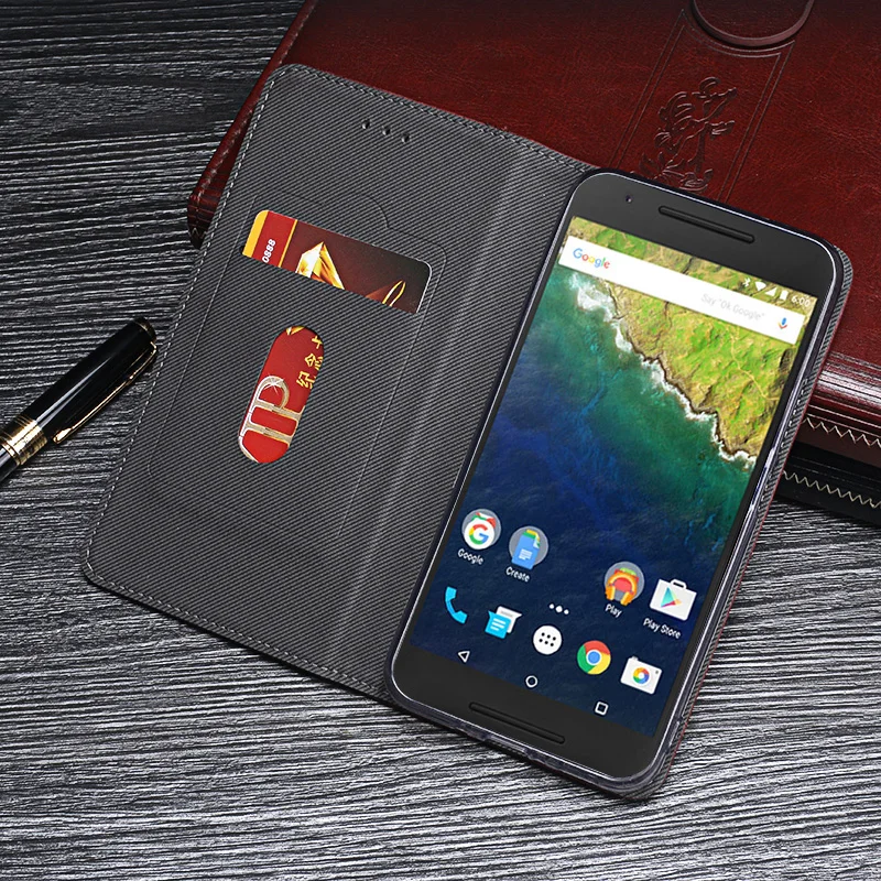 Чехол для huawei Nexus 6 P Высококачественная крышка Ретро Флип кожаный чехол делового
