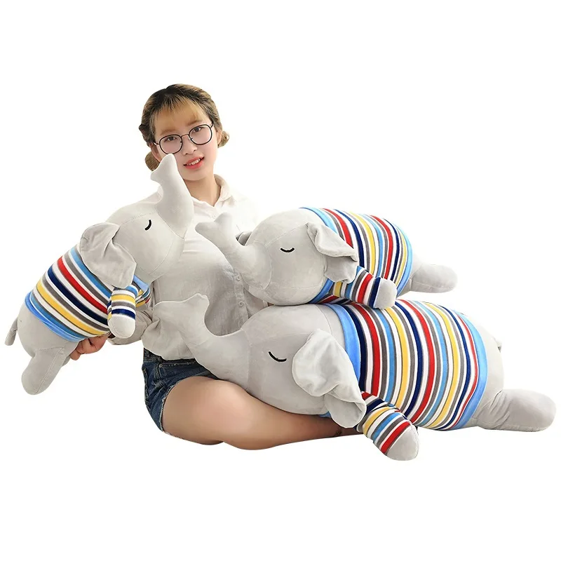 

Cartoon Anime Elephant Pillow Down Cotton Elephant Doll Cute Plush Toy Long Nose Elephant Cushion Pillow Baby Doll Birthday Gift