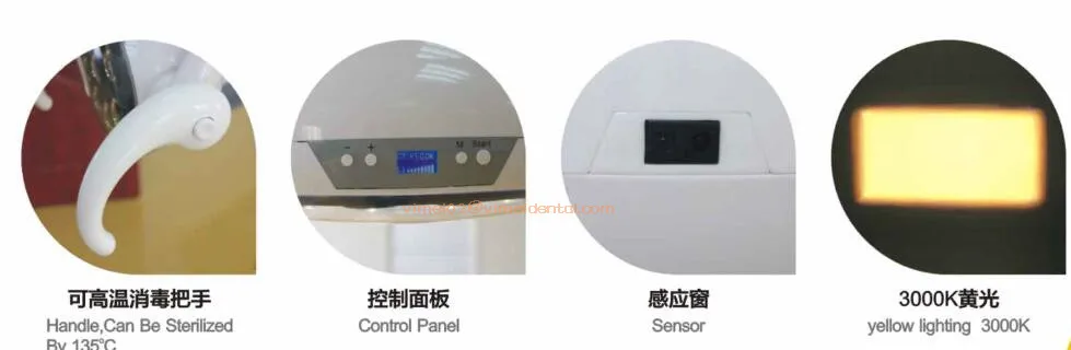 

CE Approved KY P106A Adjust Color Temperatuer Dental Lamp with 9Pcs LED Tube