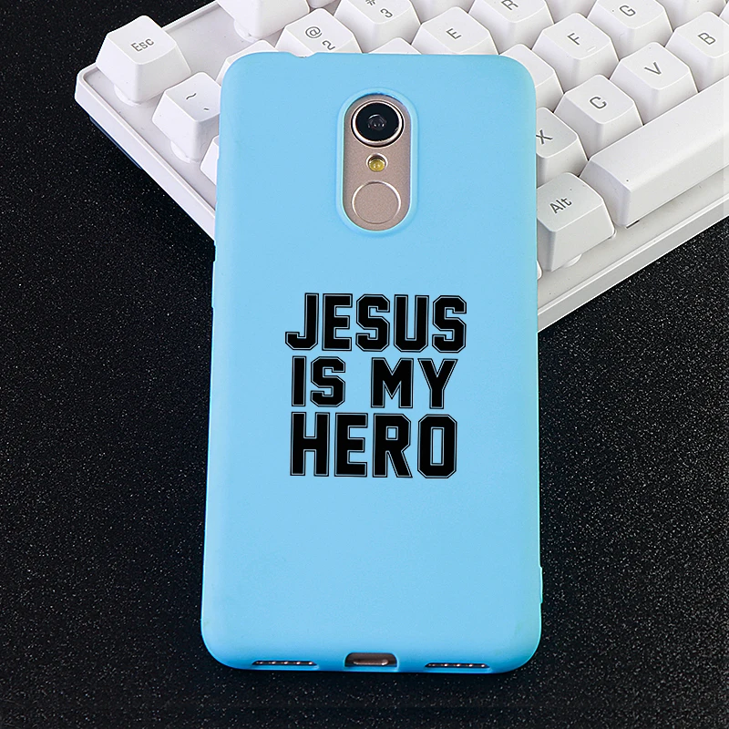Phone Case for Xiaomi Redmi Note 6 MIX 2 3 S 8 SE Youth Max 4x 5 A Pro Cases Jesus Is My Hero Silicone Covers Accessories |