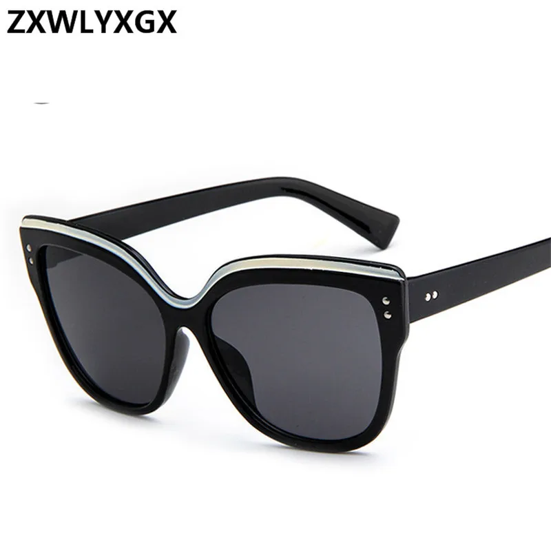 Женские солнцезащитные очки кошачий глаз роскошные брендовые дизайнерские