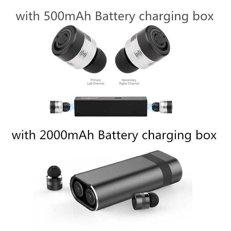 1 пара мини беспроводные наушники вкладыши Bluetooth 4 2 с магнитным зарядным