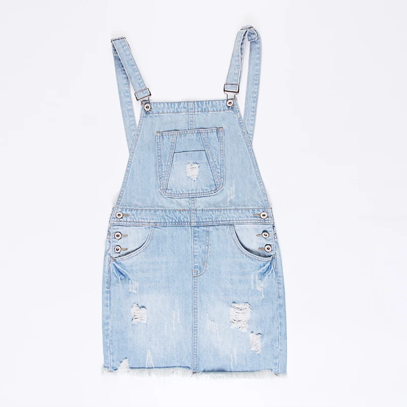 Женский джинсовый сарафан на бретельках мини карандаш лето S XL|womens jean overalls|jeans