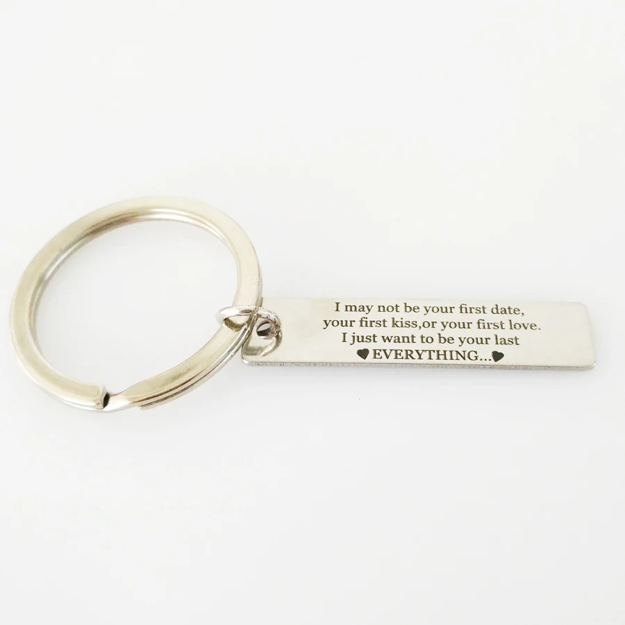 Charm I just want to be your last everything брелок из нержавеющей стали автомобильная сумка для