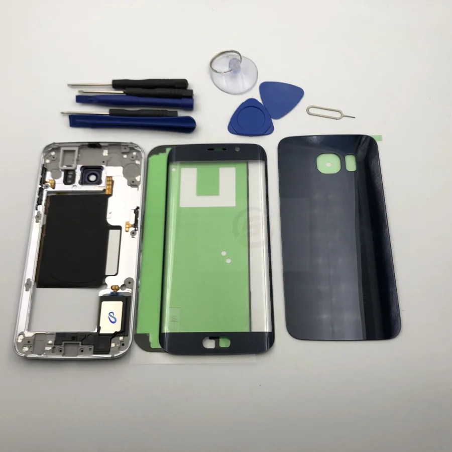 Оригинальный чехол S6 Edge с полным покрытием корпуса для Samsung Galaxy G925F G925