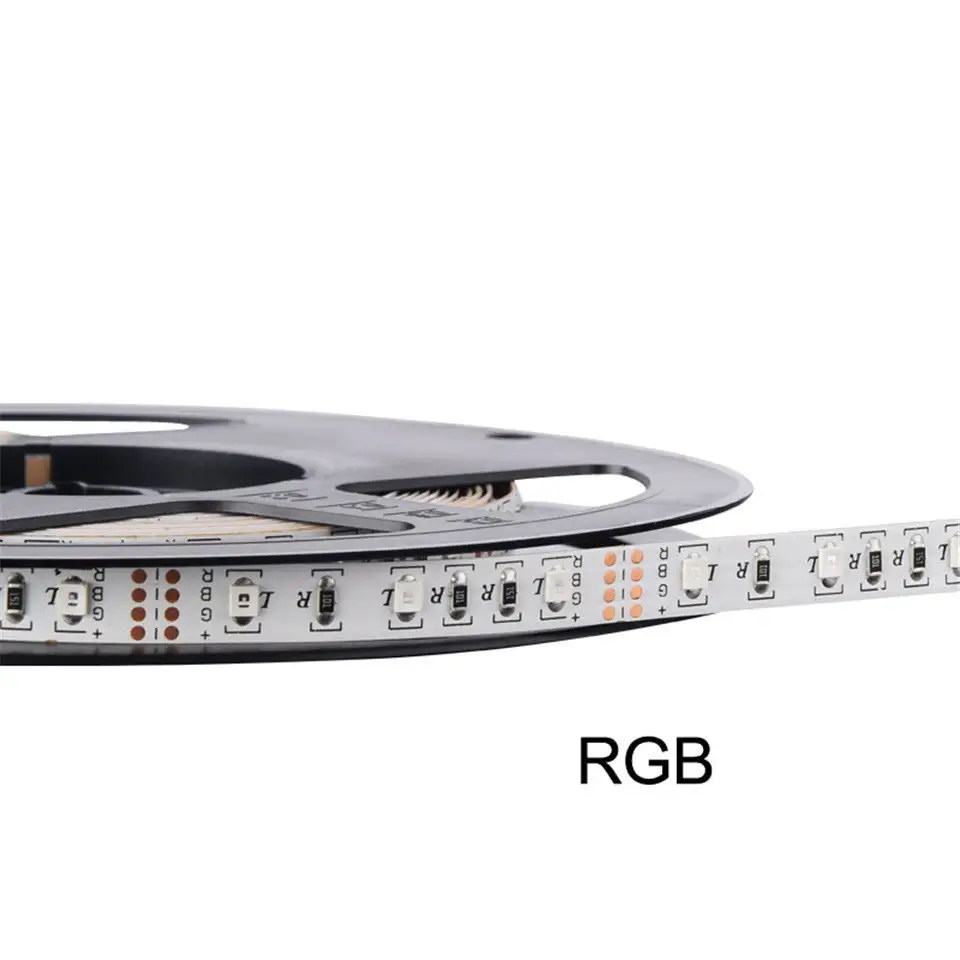 3528 RGB 5v usb меняющая цвет полоса 50 см 1 м 2 м 3 м 4 м 5 м Рождественское украшение для ТВ ПК фоновое освещение с пультом дистанционного управления