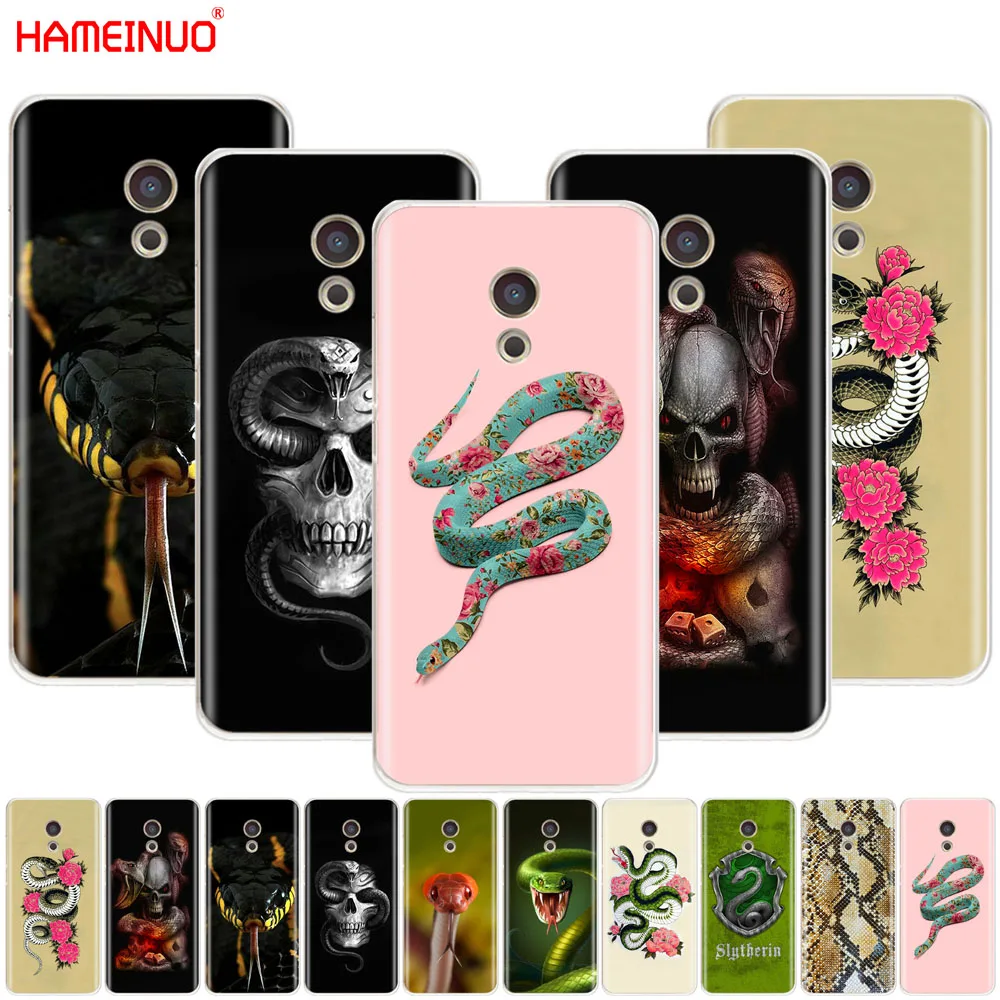 Чехол для телефона HAMEINUO Black Snake Skull чехол Meizu M6 M5 M5S M2 M3 M3S MX4 MX5 MX6 PRO 6 5 U10 U20 note