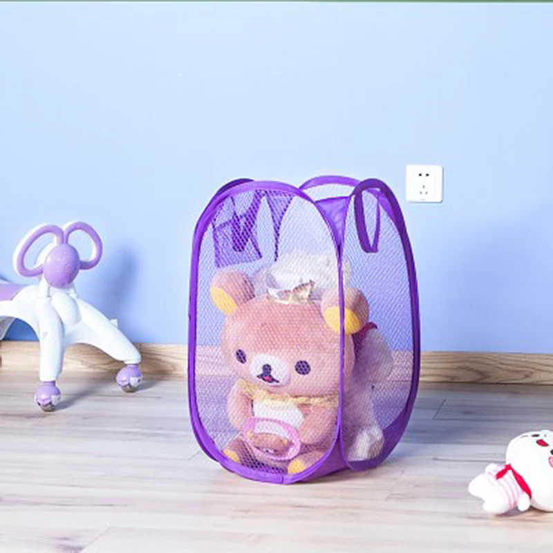 50*28 см Портативный Костюмы хранения нейлоновая сетка Организатор Корзина для