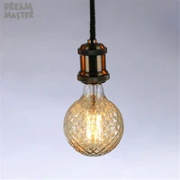 new pineapple g95 edison bulb industrial vintage decoration bulb 40w e27 incandescent retro lamp dimmable filament light