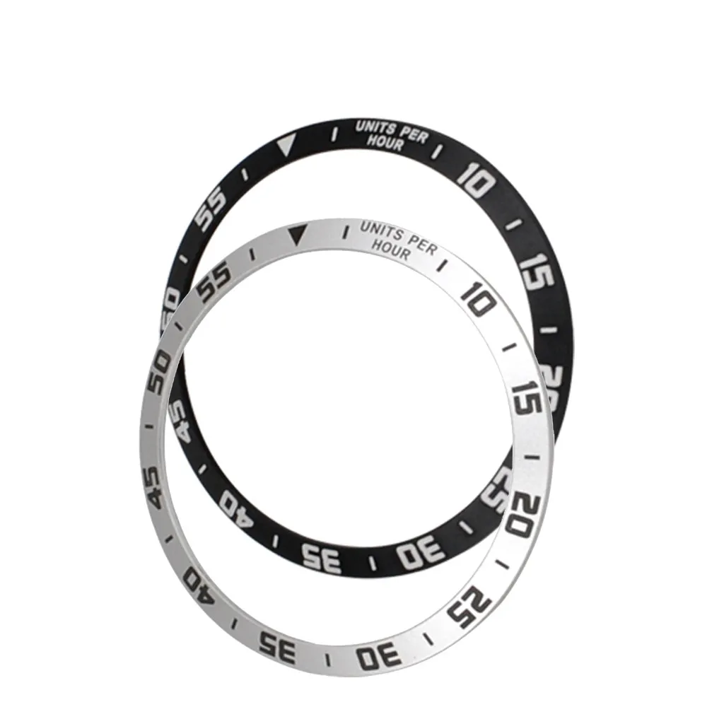 Модные прочные аксессуары 2 шт. для samsung Galaxy Watch 42 мм ободок кольцо клейкая крышка против царапин металлические украшения часы