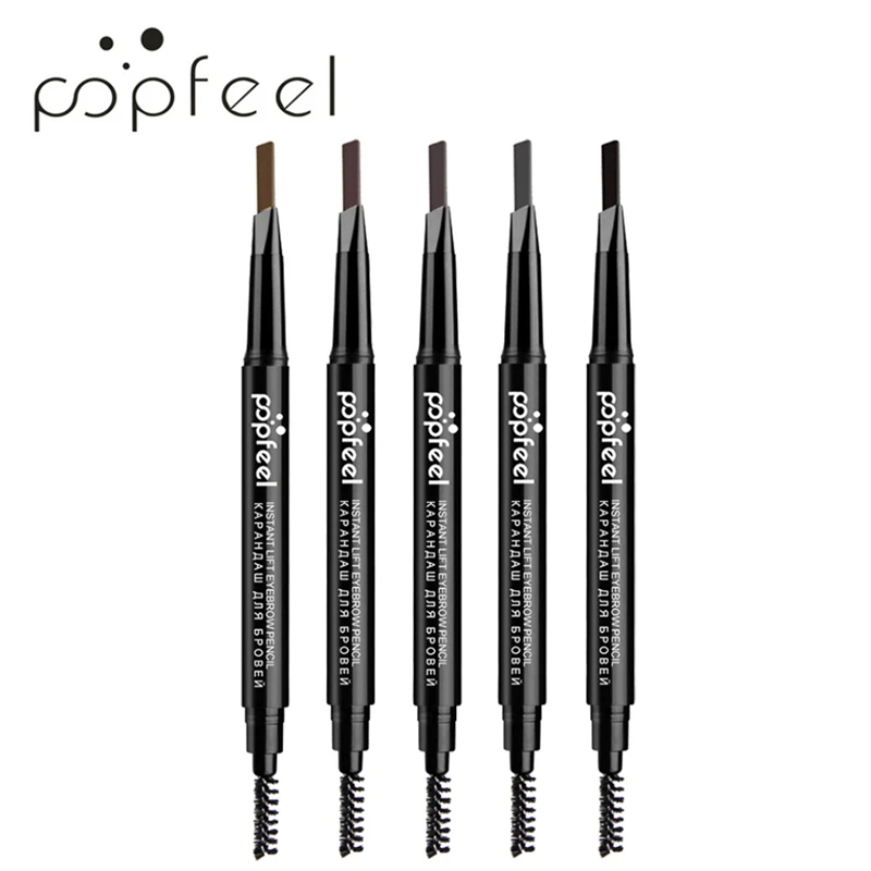 5 цветов водонепроницаемый карандаш для бровей с кистью макияжа автоматический |