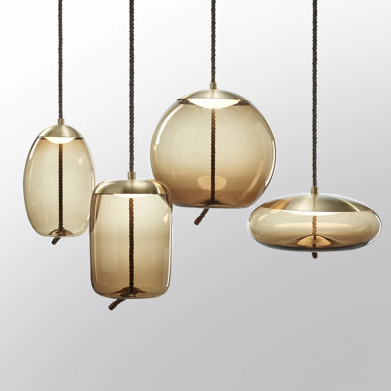 Подвесные светодиодсветодиодный светильники в стиле пост модерн для ресторана