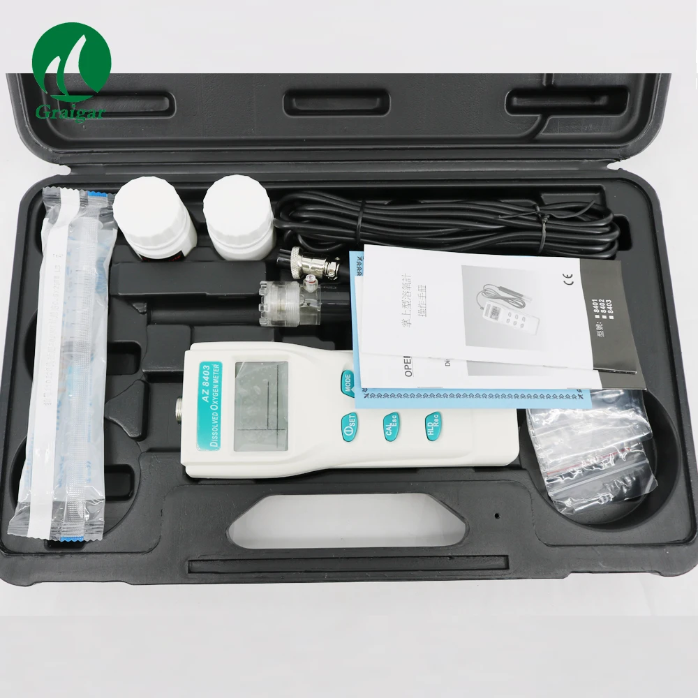 

AZ8403 D.O. w/ Memory Meter Handheld DO Meter Dissolved Oxygen Meter