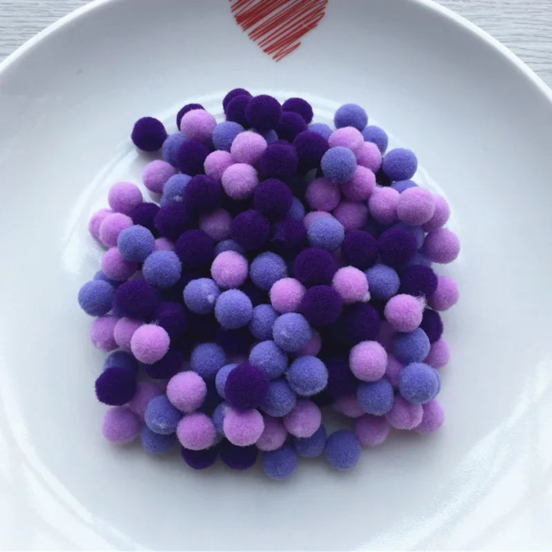 Mix C11 C26 C32 Issequins Ремесло 10 мм 15 мм Смешанные помпоны DIY куклы одежда ручной работы материал мягкие пушистые Помпоны мяч для детские игрушки «сделай сам» Аксессуары - Цвет: Mix C11 C26 C32