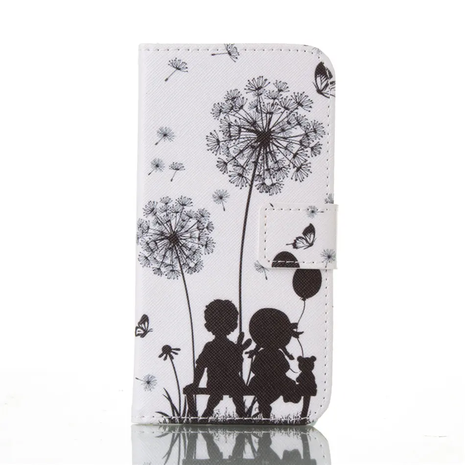 Couple Dandelion Модные чехлы для samsung Galaxy A8 S9 S8 Plus S7 Edge J330 J530 J730 A520 чехол с медведем бабочкой пони курантами из искусственной кожи E03Z - Цвет: Couple Dandelion