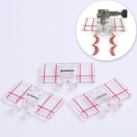 1pc plastic parallel sewing machine foot useful creative presser foot for sewing machine janome singer sewing accessories 605