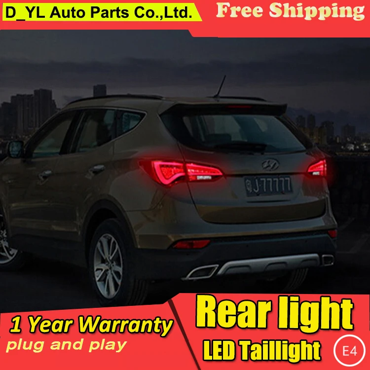 Car Styling Accessories for Hyundai IX45 LED Taillights Korea Style Tail Lamp Rear DRL+Brake+Park+Signal led light | Автомобили и